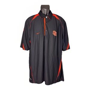 Oregon State Beavers 2010 Nike Dri-Fit Team Issued Black Coaches Polo Men’s Sz L